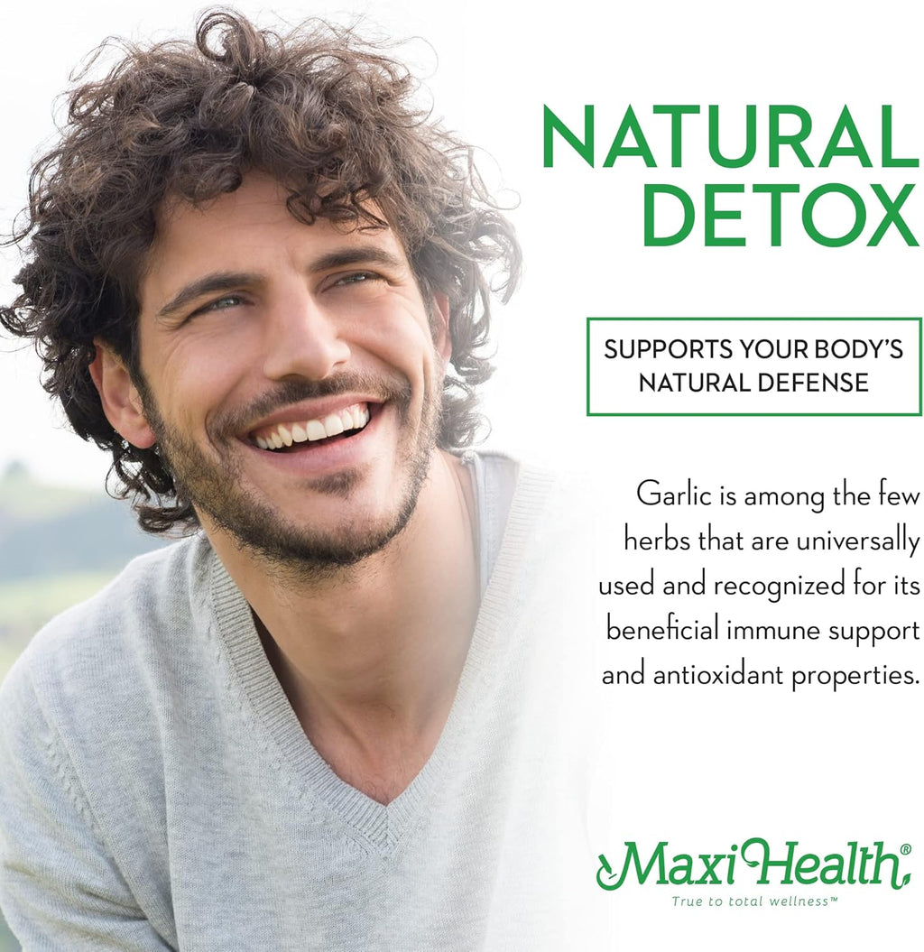 Maxi Health - Maxi Biotic Aged Garlic Extract Capsules (90 Count) | Kyolic Garlic Supplement with Spirulina, Echinacea, Oregano and Enzymax - Natural Antioxidant - Wellness Support