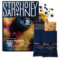 Stars + Honey Protein Bars - Maple Blueberry Muffin,14g Protein, 2g Sugar, w/Collagen Keto Friendly Snack - Gluten, Dairy, Seed Oil, & Soy Free - High-Protein Snacks for Energy & Recovery -10 pack