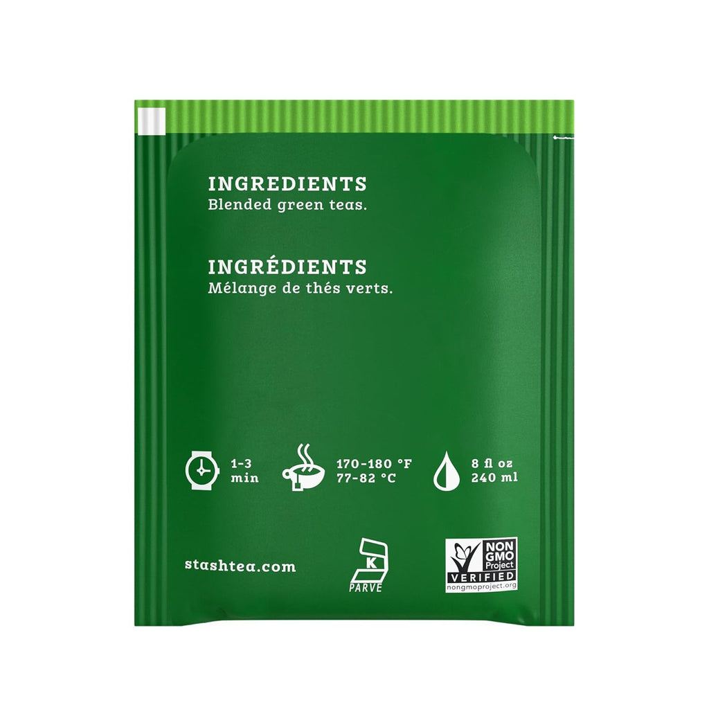 Stash Tea Premium Green Tea, Box of 100 Tea Bags