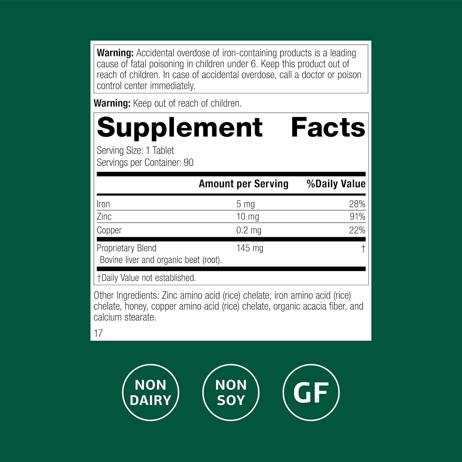 Standard Process Zinc Complex - Enzyme Function Support to Aid Normal Testes Function - Supports Immune Health & Cellular Energy - Gluten-Free, Non-Dairy & Non-Soy - 90 Tablets (90 Servings)