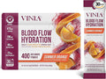VINIA Resveratrol Electrolyte Hydration Powder Mix, Summer Orange | Boost Blood Flow & Circulation | Sea Salt, Coconut Water Potassium, Magnesium, Informed Sport Certified, 30 Sticks