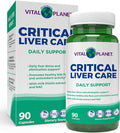 Vital Planet – Critical Liver Care Liver Cleanse Detox & Repair Daily Support with Milk Thistle, NAC Supplement N-Acetyl Cysteine, Dandelion, Turmeric, Berberine, Alpha Lipoic Acid, TMG, 90 Capsules