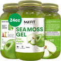 Sea Moss Gel Sour Apple Wild-Harvested 24oz Wildсrafted Gold Sea Moss Gel from Saint Lucia | 92 Vitamins and Minerals | Vegan Superfood