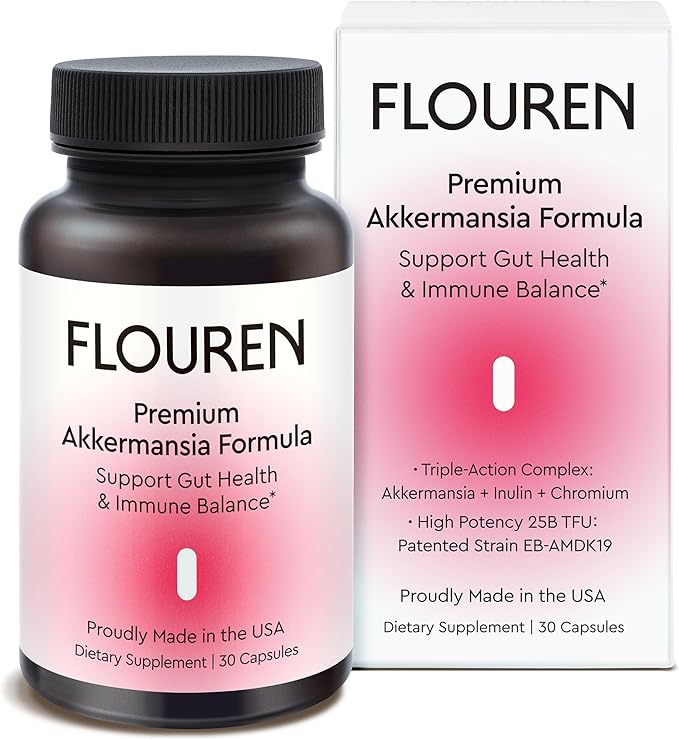 Gut Health & Immune Balance Supplement - Probiotic-Inspired Postbiotic Formula with Premium Akkermansia EB-AMDK19, Supports Digestion & Immunity, Made in USA