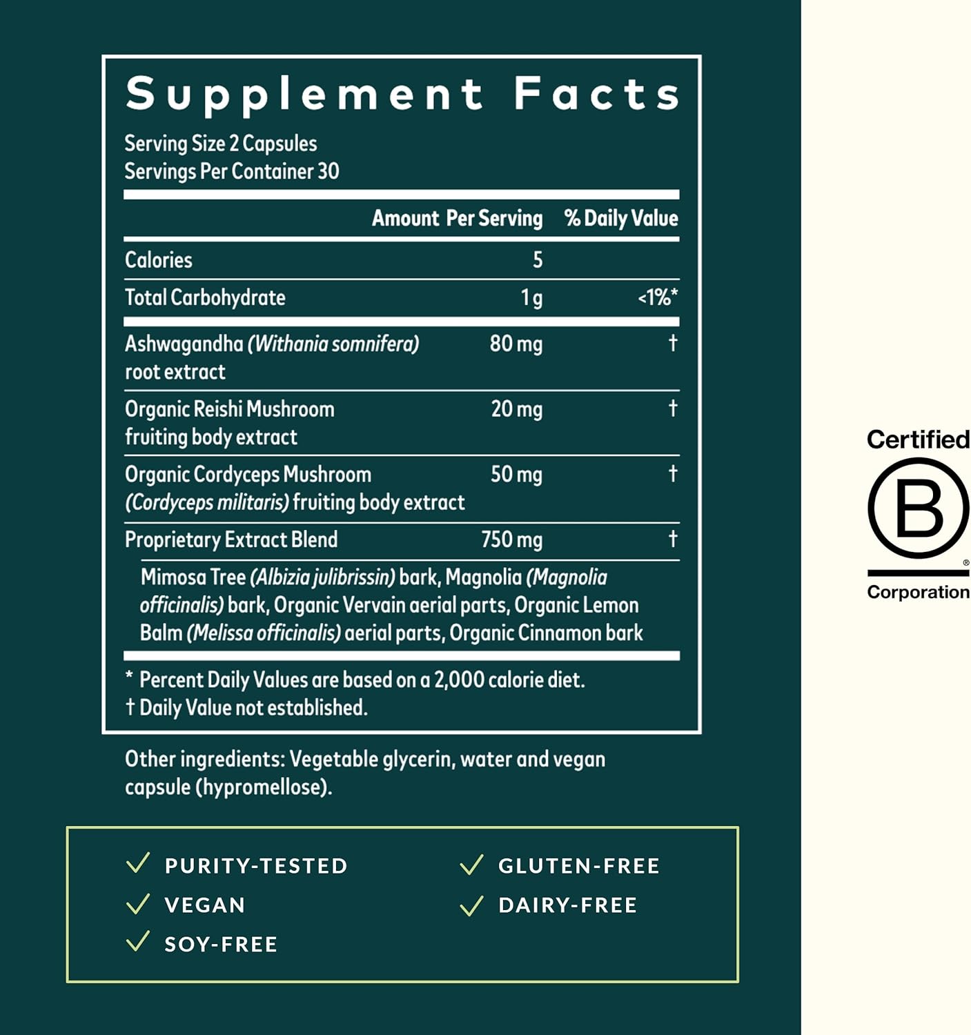 Gaia Herbs Adrenal Health Nightly Restore - Herbal Supplement with Ashwagandha, Magnolia Bark, Cordyceps, Lemon Balm, and More - 60 Vegan Liquid Phyto-Capsules (30 Servings)