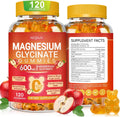 Magnesium Glycinate Gummies 600mg High Absorption, Magnesium Glycinate for Women and Men with Vitamin D, B6, and CoQ10 for Adults & Kids, Magnesium Supplement for Calm Support & Sleep, 120 Count