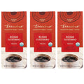 Teeccino Reishi Eleuthero Coffee Alternative - French Roast - Organic Adaptogenic Herbal Mushroom Coffee, Dark Roast, Caffeine Free, Prebiotic, Acid Free, All-Purpose Grind - 10 Oz, Pack of 3