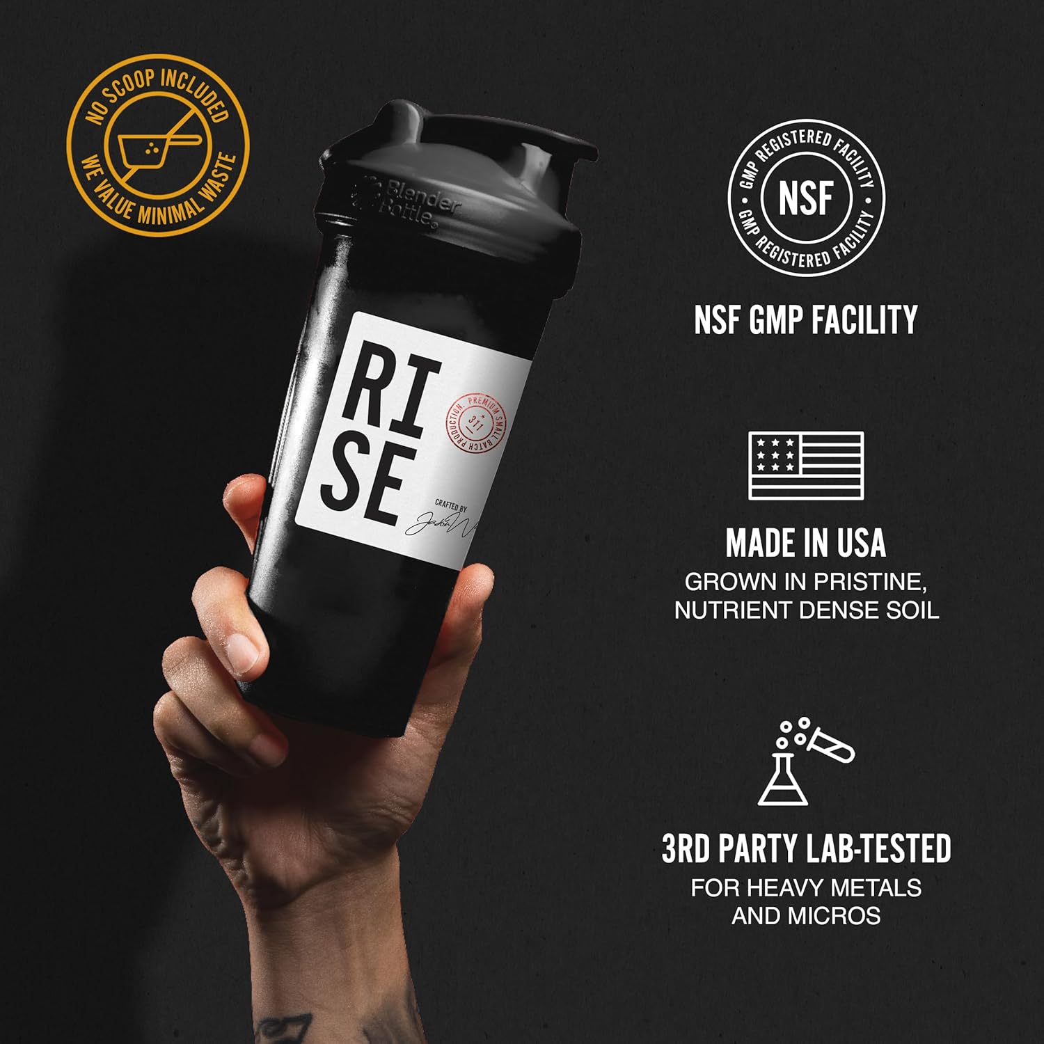 Dark Chocolate Protein Powder for Women & Men, Easy to Digest, Smooth & Creamy Dark Chocolate Plant Based Protein Powder Supports Overall Well-Being, 15 Servings (30g per Serving)