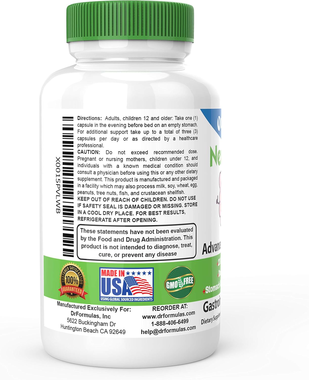 DrFormulas Nexabiotic 23 Multi Probiotic for Women and Men - Dr. formulated with Lactobacillus Acidophilus, Bifidobacterium Infantis, Saccharomyces Boulardii, 17.25 Billion CFUs