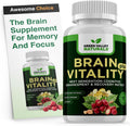 Brain Vitality Plus™ – Advanced Supplement for Memory and Focus a Nootropic for Mental Clarity