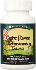 Eight Flavor Rehmannia Teapills -- Economy Size -- Plum Flower, 1000 Pills