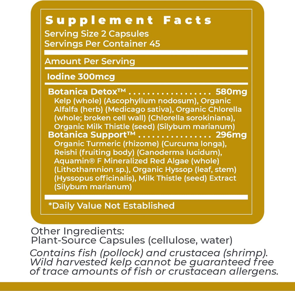 Premier Research Labs XenoStat - Thyroid Function & Hormone Support - with Chlorella, Hyssop Herb, Milk Thistle & Reishi Mushroom - Kosher - Vegan - 90 Plant-Source Capsules