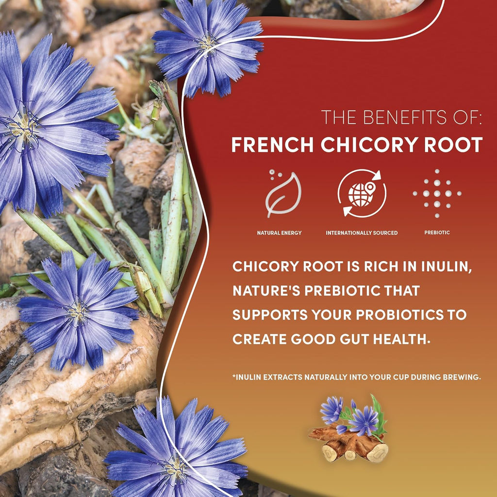 Teeccino Chaga Ashwagandha Tea - Butterscotch Cream - 25 Tea Bags - Organic Mushroom Adaptogenic Herbal Tea, 3x More Herbs than Regular Tea Bags, Prebiotic, Caffeine Free, Gluten Free