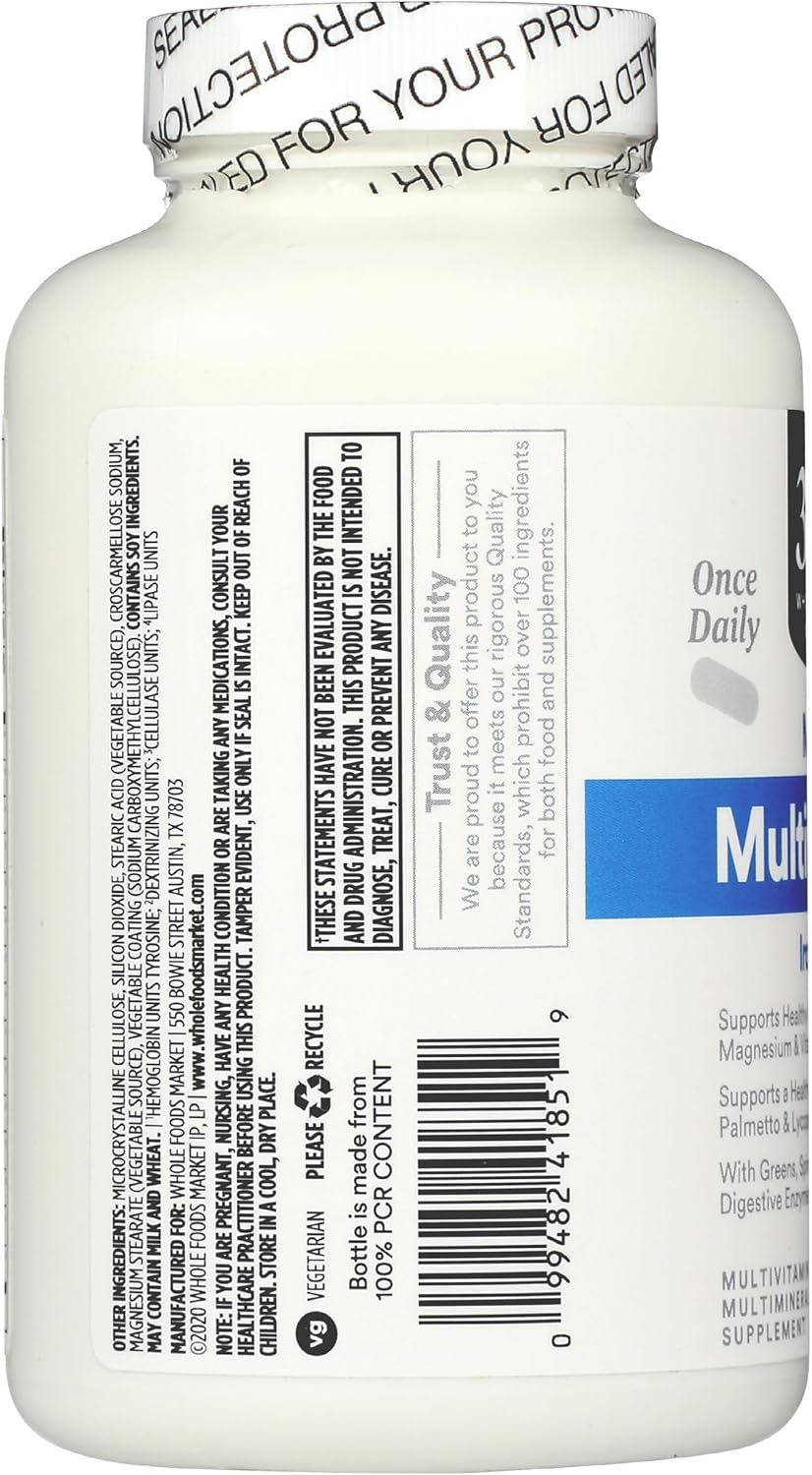 365 by Whole Foods Market, Men's One Daily Multivitamin Tablets, 180 Count
