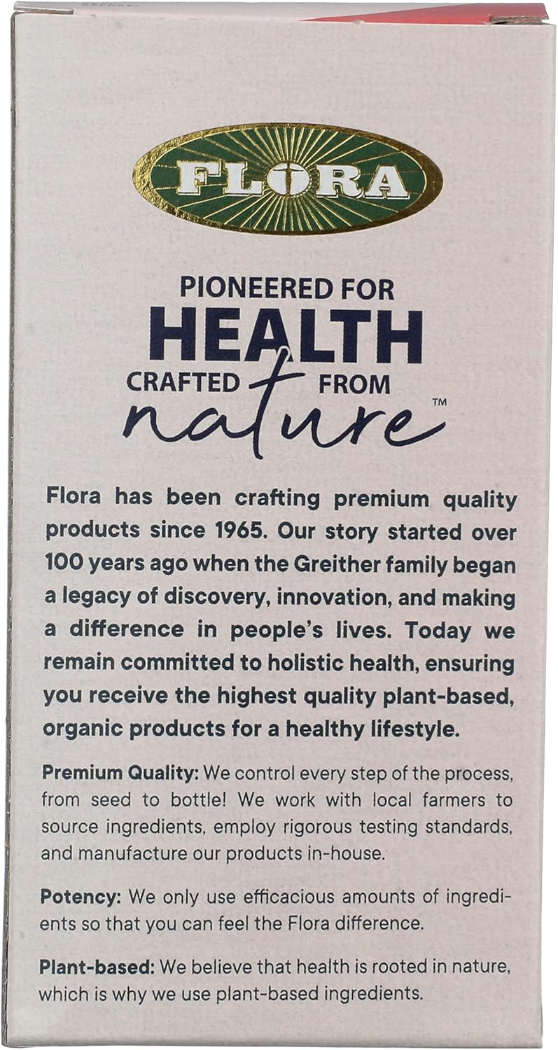 Flora Ferritin+ Delayed-Release Iron Supplement - Plant-Based Iron Supplement - Blood Cell & Energy Support - Vegan & Gluten-Free - Amber Glass Bottle - 30 Vegan Capsules