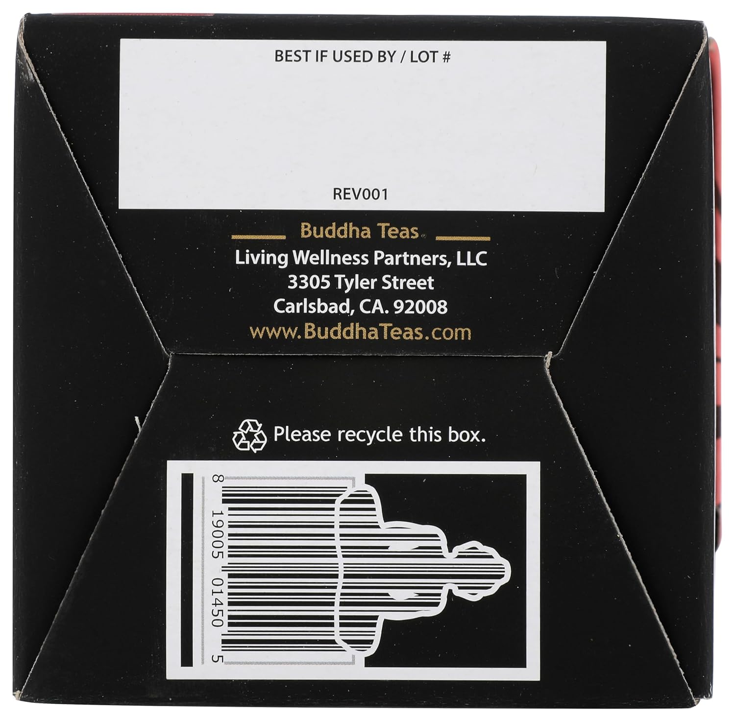 Buddha Teas - Organic Cranberry Comfort Blend - Herbal Tea - For Health & Wellbeing - With Antioxidants & Minerals - Clean Ingredients - Caffeine Free - OU Kosher & Non-GMO - 18 Tea Bags (Pack of 1)