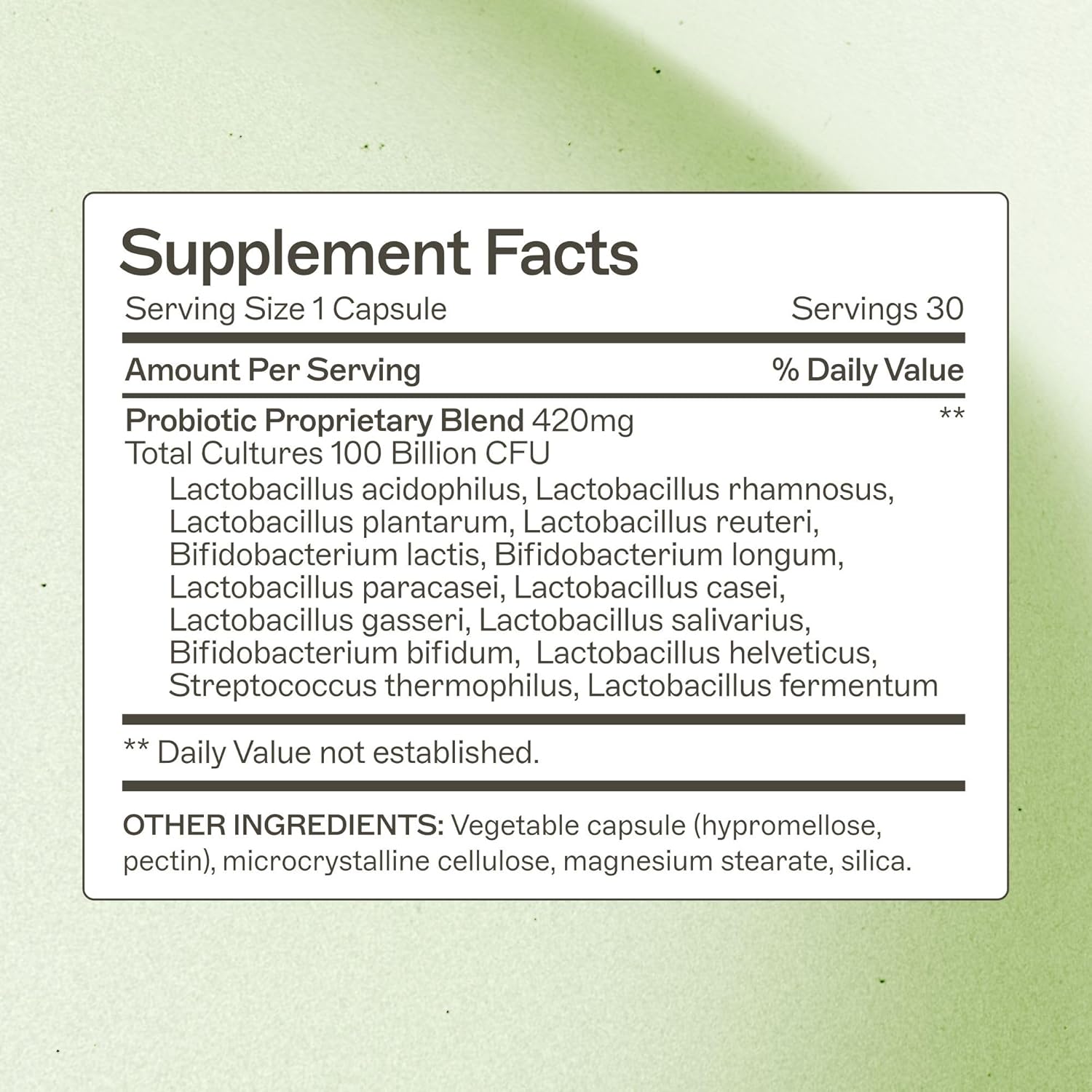 Amy Myers MD Probiotic Capsules 100 Billion - Maximum Strength Daily Probiotic - Gastrointestinal Health Supplement - Digestion & Immune Support