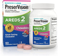 PreserVision AREDS 2 Eye Vitamins, #1 Eye Doctor Recommended Brand, Chewable Lutein and Zeaxanthin Supplement with Vitamin C, Vitamin E,Zinc, and Copper, Mixed Berry, 60 Tablets