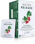 NUTRARELEASE - Water Retention Tea | Bloated Stomach Tea - Natural Diuretic For Water Balance - Includes Dandelion Root & Bearberry - 40 Enveloped Tea Bags - by Nutra Tea - Herbal Tea - (2 Pack)