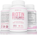 Vitamo Hair Growth Vitamins for Women | Hyaluronic Acid & 50,000 mcg B-Complex (B1, B2, B3, B6, B7) | Biotin and Collagen | Keratin – Advanced Supplement for Hair, Skin & Nails | 90 Capsules