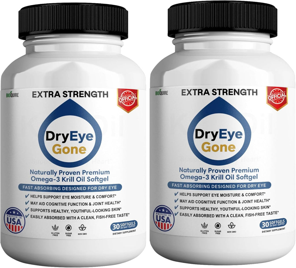 Dry Eye Gone Omega-3 Krill Oil, 500mg, 30 Softgels, Fast Absorbing with EPA & DHA (2)