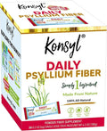 Konsyl Daily Psyllium Fiber Powder - Stick Packs - On-The-Go Fiber Supplement Powder - Convenient, All-Natural Soluble Fiber, Gluten-Free & Sugar-Free, Vegan & Keto - 30 Packets