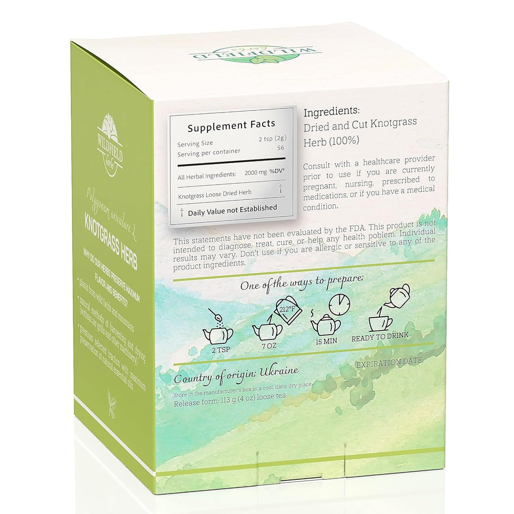 4 oz. Common Knotgrass Herbal Tea (Polygonum Aviculare) - 113g Pigweed Herb Tea Centinodia