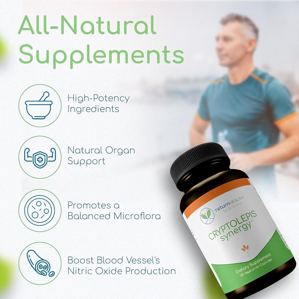 Cryptolepis Synergy, Immune Support Vitamins, Immune System Booster for Adults, Liver, Lymphatic, & Immune Support Supplement, Supports Lyme & Natural Parasite Defense, 120 Capsules, 3 Pack