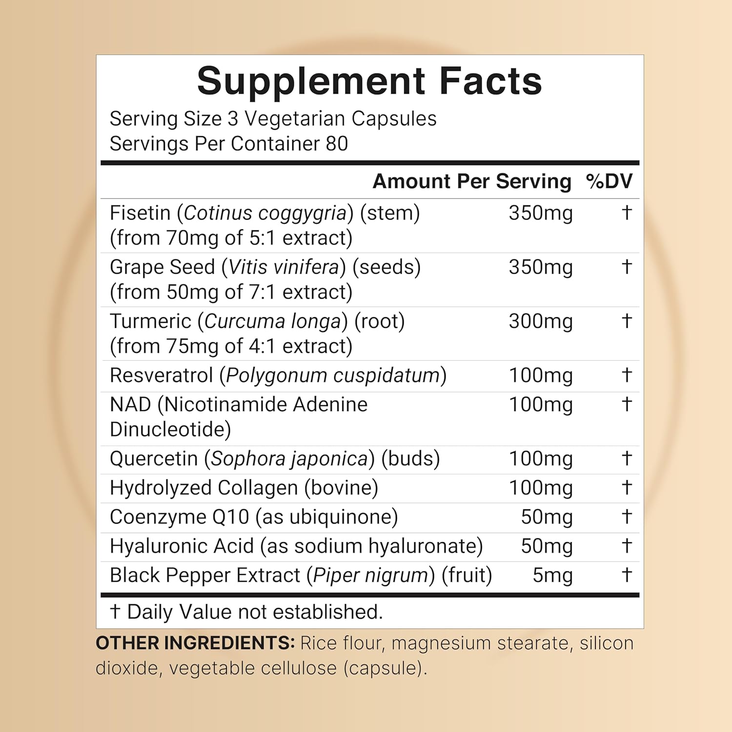 NatureBell NAD+ 1,500mg Per Serving, 240 Veggie Capsules | NMN Supplement Alternative | 10-in-1 Complex with Resveratrol Plus Hyaluronic Acid, Quercetin, Fisetin, Collagen, & More – Non-GMO