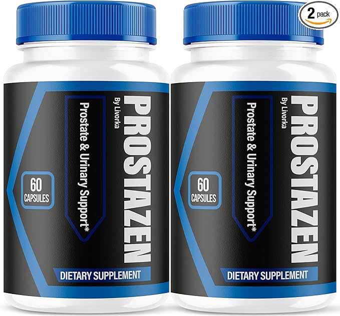(2 Pack) Prostazen Capsules - Official Prostazen Pills Supplement for Men, All Natural Premium Prostazen Plus for Men, Advanced Support Natural Formula Prostazen Review, 120 Capsules for 2 Months