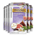 Twinings Superblends Adaptogens Calm with Ashwagandha Fig & Vanilla Flavoured Herbal Tea, Naturally Caffeine-Free, 18 Tea Bags (Pack of 6), Enjoy Hot or Iced, 108 Teabags