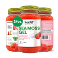 Sea Moss Gel Raw (24 Flavors) 24oz Wildсrafted Gold Sea Moss Gel from Saint Lucia | 92 Vitamins and Minerals | Pure Raw+Non-GMO
