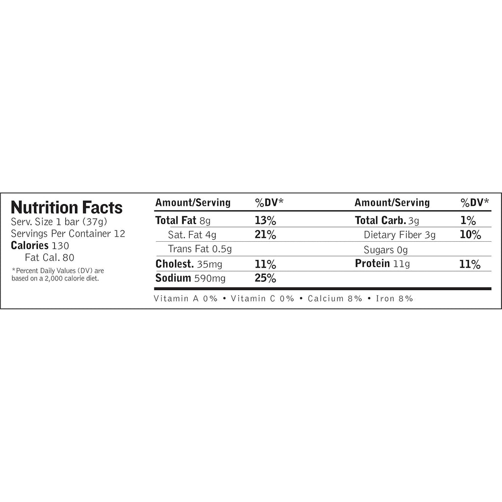 EPIC Protein Bars, Beef Sea Salt Pepper, Keto and Paleo Friendly, 1.3 oz, 12 ct