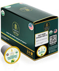 Teavity Organic Peppermint Ginger Tea Pods for Keurig - Decaf, 24 Count
