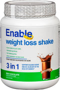 Enable Weight Loss Shake - Rich Chocolate Flavor for Delicious & Nutritious Meal Replacement, 2lb 11oz