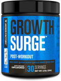 Jacked Factory Growth Surge Creatine Post Workout Powder w/L-Carnitine, Daily Muscle Builder & Recovery Supplement with Creatine Monohydrate, Betaine, L-Carnitine L-Tartrate - 30 Servings, Unflavored