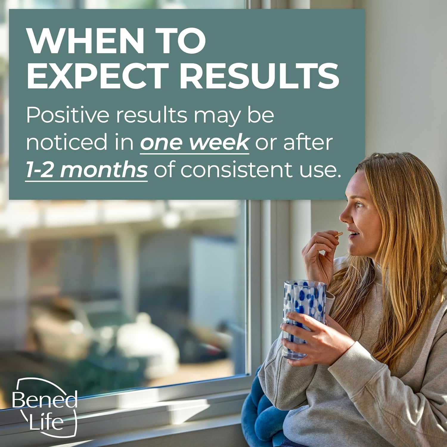 Bened Life Neuralli Mood with PS128 for Stress Relief & Recovery via The Gut-Brain Axis (60-Day Supply), Ages 18+ - 2 Bottles (120 Capsules)