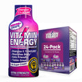 Vitamin Energy Immune+ Extra Strength Energy Shot Grape 24 Pack, 260mg Natural Caffeine, B-Vitamins, Citicoline, Green Tea, Immunity & Focus Support, Zero Sugar, Gluten-Free 1.93 fl oz