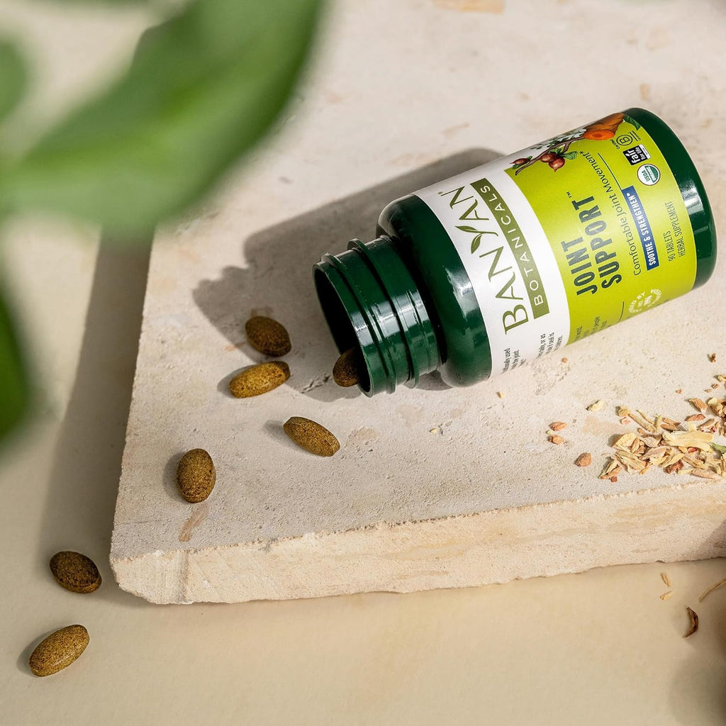 Banyan Botanicals Joint Support – Organic Joint Supplement with Turmeric, Amla & Guggulu Resin – for Healthy Joints & Comfortable Movement* – 90 Tablets – Non-GMO, Sustainably Sourced, Vegan
