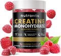 Creatine Monohydrate Gummies for Men & Women-5g of Creatine Monohydrate per Serving - Sugar Free,Vegan, Raspberry Flavor, 120 Count
