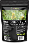 Go Nutra - Pine Pollen Powder, Potent 10:1 Pine Pollen Powder from Masson Pine Trees, Pure Powdered Pine Pollen for Tea, Coffee, Juice, Smoothies, and More, Non-GMO, Vegan, 1 lb