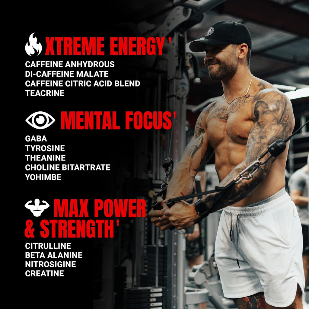 PROSUPPS Mr. Hyde Xtreme Pre Workout Powder with Creatine, Beta Alanine & Caffeine – Extreme Energy, Pumps, Focus & Performance - Fitness & Gym Supplements for Men & Women (Pixie Dust, 30 Servings)