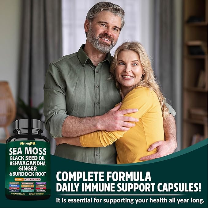 Sea Moss Supplement & NAD with Urolithin Bundle (120 Capsules)