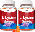 L-Lysine 1000mg Gummies - Supports Skin, Lip, Vegan, Gluten Free, 60 Chewable Lysine for Adults, Vitamins Tissue Health & Immune System, Amino Acid Vitamin Supplement & Complex Supplements (2 Pack)