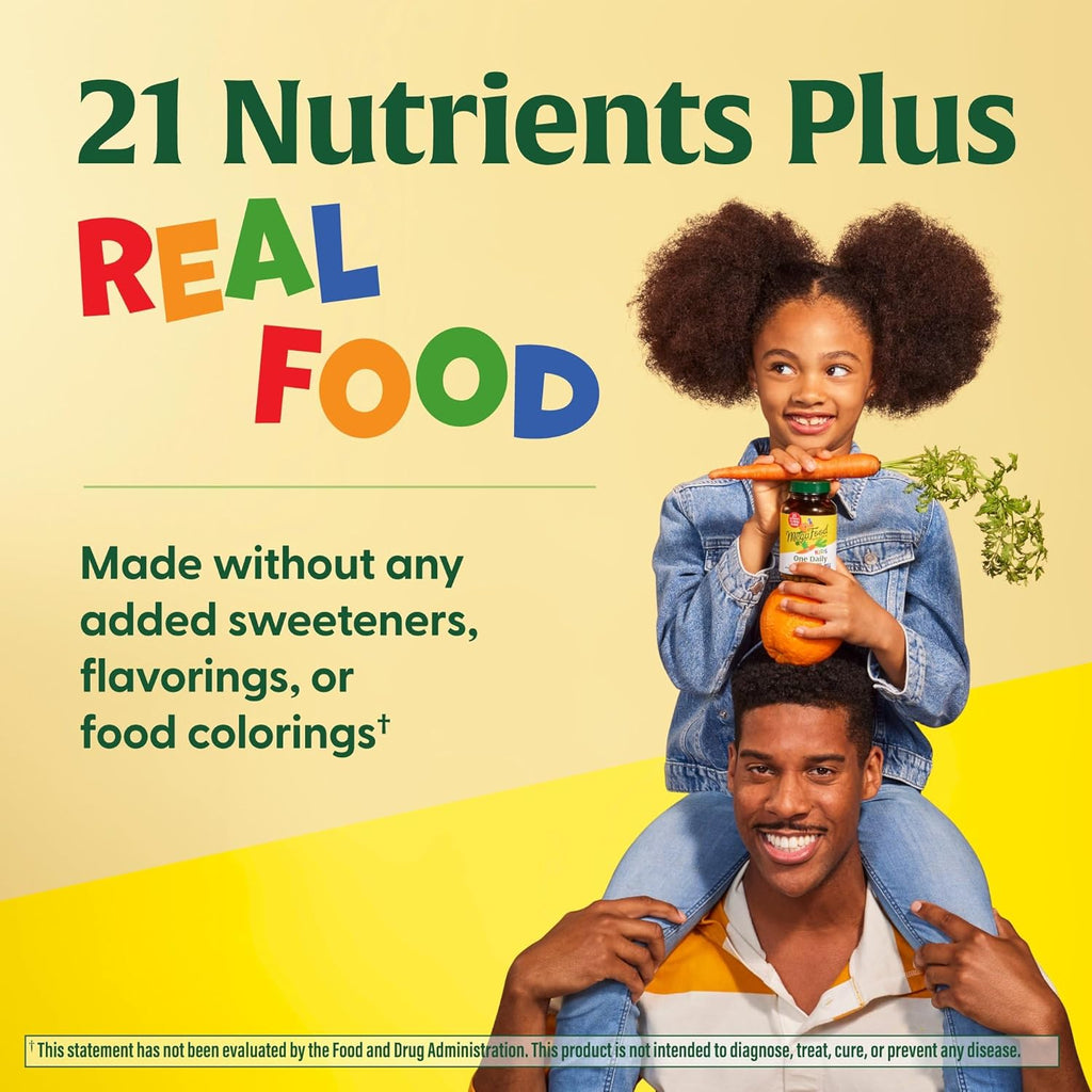 MegaFood Kids One Daily Multivitamin - Convenient Mini Multivitamin for Kids - with Zinc, Vitamins C, B & D - Vegetarian, Gluten Free, Non GMO - 60 Tablets, 60 Servings