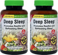 Herbs Etc. Deep Sleep Softgels - Herbal Sleep Support Supplement - Rest & Calming Support with Passionflower, Chamomile & Lemon Balm - 120 Softgels (120 Servings) - 2 Pack