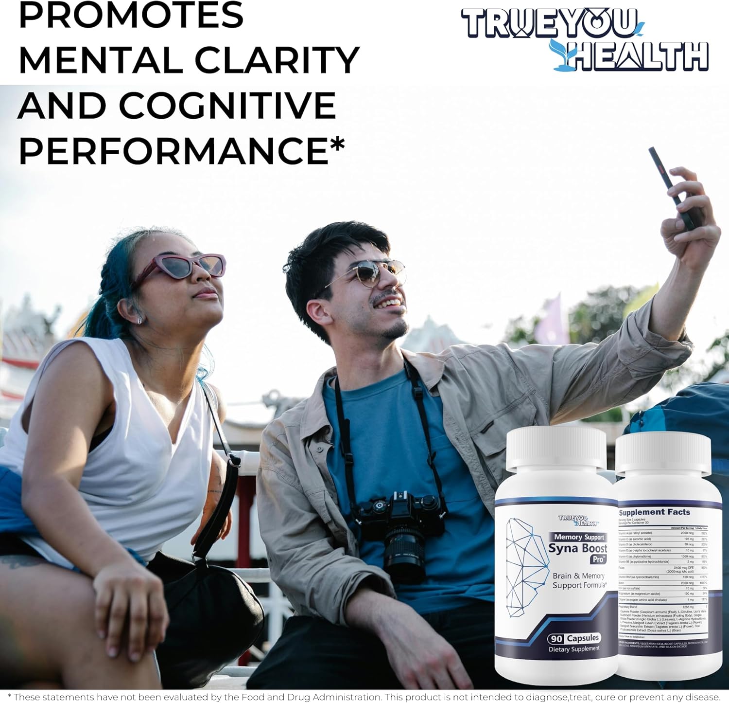 Memory Support Syna Boost Pro - Our Best Memory Supplement for Brain Support - Memory Focus Supplement - Memory Help Supplement - Memory Booster Supplement - Focus Memory Brain Supplement Synaboost