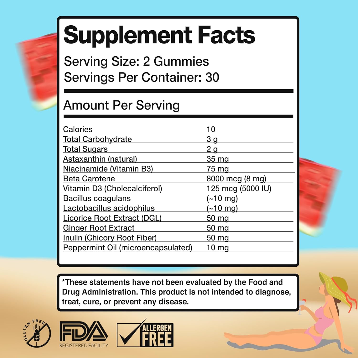 Glowbites - Tanning Gummies for Women - Self Tan Supplement - Tanning Pill Alternative - Fast Acting & Debloating Melanin Supplement with Beta Carotene, Astaxanthin, Niacinamide - Glow Up Skin