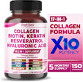 Collagen Biotin Resveratrol Saw Palmetto - Skin, Joint Health Support