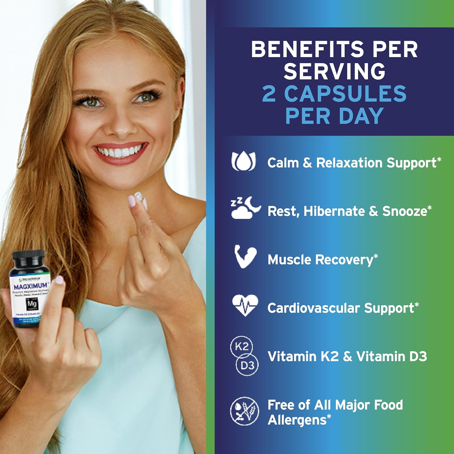 Trio Nutrition MagX Magnesium Glycinate, Vitamin D3, Vitamin K2 & MCT Oil | Chelated Magnesium Supplement | Calm, Relaxation & Recovery | Be Well Rested & Start Your Day with Magximum